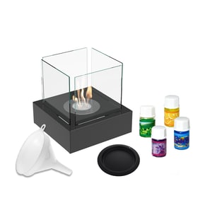 Tabletop Bio-fireplace TANGO3 black set mix