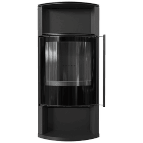 Estufa de leña de acero TOFA Ø 150 8 kW thermotec negro