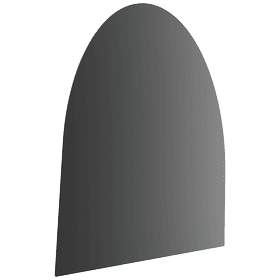 Ocelový podstavec pro volně stojící kamna MODEL 2 100x80 cm černý