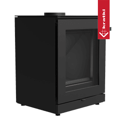 Steel stove KRATKI K5 MODULO 7 kW Ø 150 dark lining