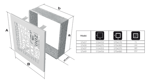 Grille De Ventilation Kratki 17×37 Cm – Crème, Acier Peint Poudre, Pologne