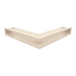 Eck-Lüftungsgitter LUFT 56x56x9 Creme