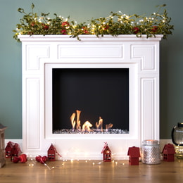 portal Bioethanol fireplace MARCH TÜV white