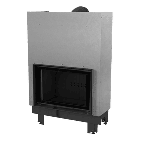Steel fireplace MBO 15 kW Ø 200 Lift-up black thermotec