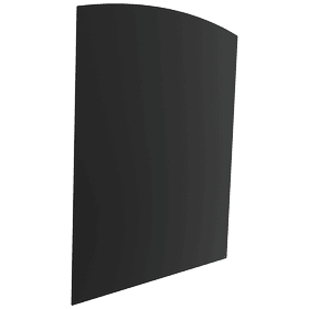 Ocelový podstavec pro volně stojící kamna MODEL 8 80x100 cm černý