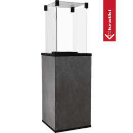 Stufa a Gas da Esterno Patio Mini de cuarzo sinterizado Seta Liquorice 8,2 kW