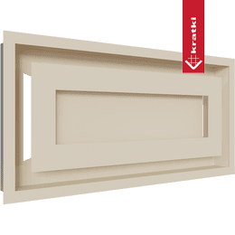 Kratka wentylacyjna kominkowa WIND 22x45 kremowa