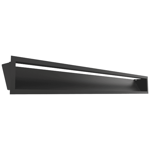 Lüftungsgitter LUFT 12x100 schwarz Slim