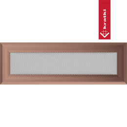 Kratka wentylacyjna kominkowa Oskar 11x32 miedziana