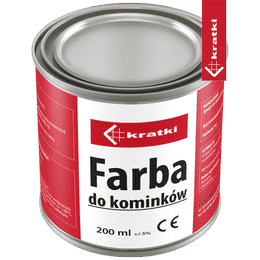 Paint for fireplaces 200 ml