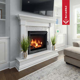 Waterverwarming open haard KRATKI ZUZIA 12 kW Ø 200