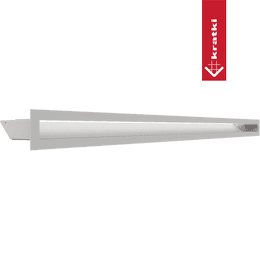 Ventilasjonsdeksel LUFT 6x100 hvit Slim