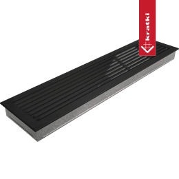 Rejilla de ventilación FRESH 17x70 negro