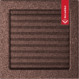 Vent Cover 22x22 copper with blinds