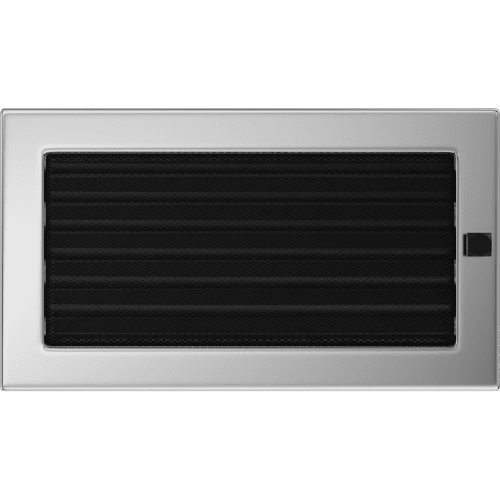 Vent Cover 17x30 nickel - plated with blinds