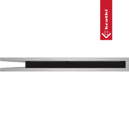 Eck-Lüftungsgitter LUFT 56x56x6 Edelstahl Slim