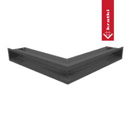 Vent Cover LUFT corner 56x56x9 graphite