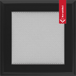 Kratka wentylacyjna kominkowa Oskar 17x17 czarna