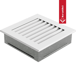 Grille de cheminée FRESH 17x17 blanc