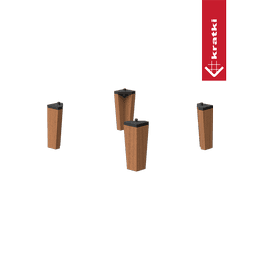 Wooden legs for the KRATKI K5 MODULO stove