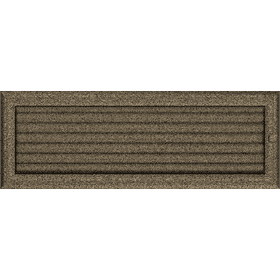 Kratka wentylacyjna kominkowa Oskar 17x49 czarno-złota z żaluzją