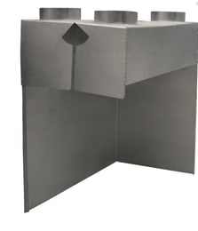 Razdelilnik 4x125 Amelia BS leva stran