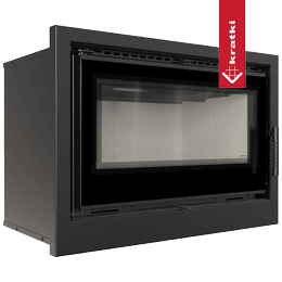 Fireplace cassette KRATKI ARKE 75 8 kW Ø 150