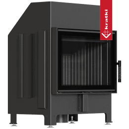 Židinys KRATKI ZIBI ECO 9,9 kW Ø 180 juodas termotec