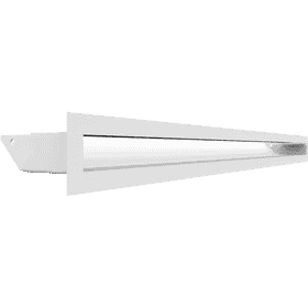 Kratka wentylacyjna kominkowa LUFT 6x80 biała Slim