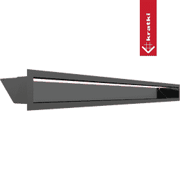 Lüftungsgitter LUFT 9x100 Graphite Slim