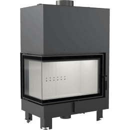Wasserführender Kamineinsatz KRATKI MBO links 15 kW Ø 200