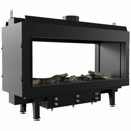 Gaskamin KRATKI LEO 100 Raumteiler Propan ∅ 100/150 8,2 kW