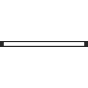 Kratka wentylacyjna kominkowa TUNEL 6x100 czarna