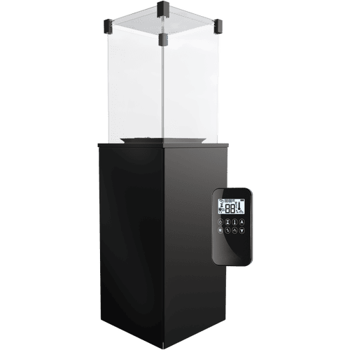 Plinski grelec za teraso, jeklen, avtomatski, 8,2 kW