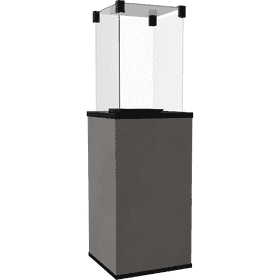 Patio Gas Heater Quartz Sinter Base Panel Calce Antracite automatic 8,2 kW