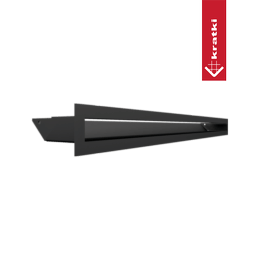 Grille de cheminée LUFT 6x80 noir