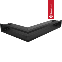 Ventildeksel LUFT hjørne høyre 40x60x9 sort Slim