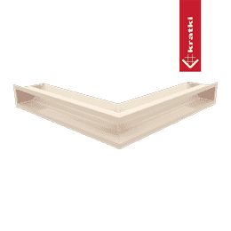 Vent Cover LUFT corner 56x56x9 cream
