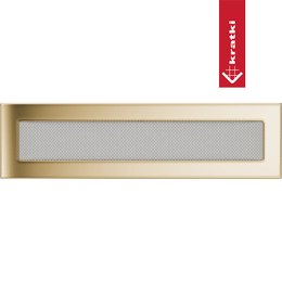 Rejilla de ventilación 11x42 chapado en oro