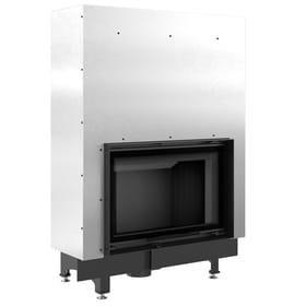 Steel fireplace ZIBI 11 kW Ø 180 Lift-up black thermotec