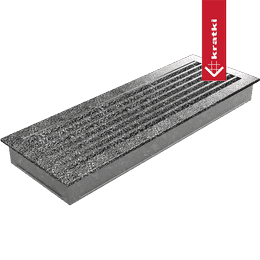 Vent Cover FRESH 17x49 black and silver