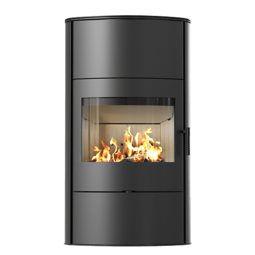Wood burning steel stove AB/S/2/ROLLO High 10 kW Ø 150