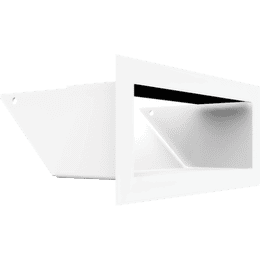 Ventilācijas vāks LUFT 9x20 balts Slim