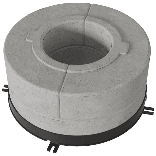 Set of concrete accumulation discs 4 pcs. 2 layers for stoves REN/M