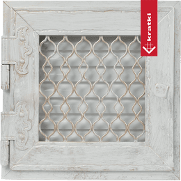 Ventilasjonsdeksel Retro 22 hvit