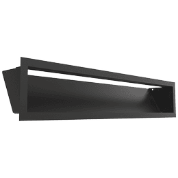 Pokrov za prezračevanje LUFT 12x60 črn, tanek