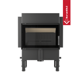 Speicherkamin KRATKI NORRA 9,9 kW für maßgefertigte Mauerwerksgehäuse, schwarz Verkleidung