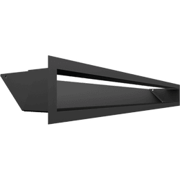 Ventilācijas vāks LUFT 9x80 matēti melns Slim