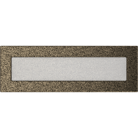 Kratka wentylacyjna kominkowa 11x32 czarno-złota