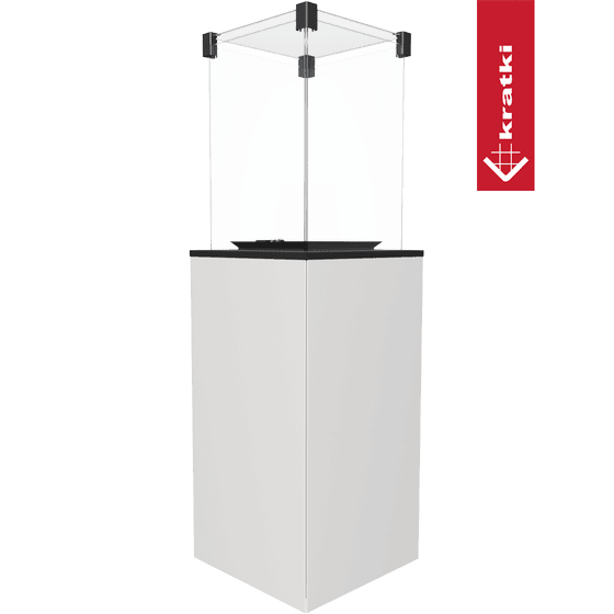 Patio Dujinis šildytuvas Stiklo plokštė Balta rankinė 8,2 kW